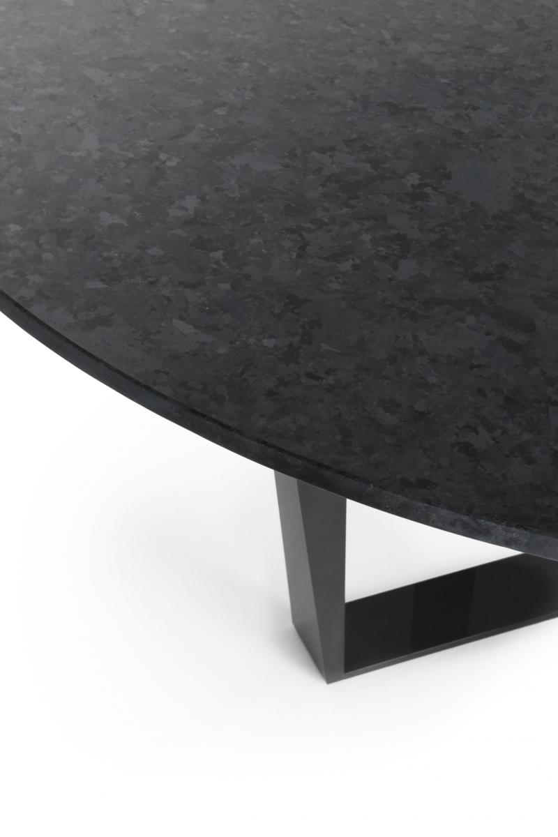 Rodolfo dining table round. Rubelli Casa. Design Marco Piva